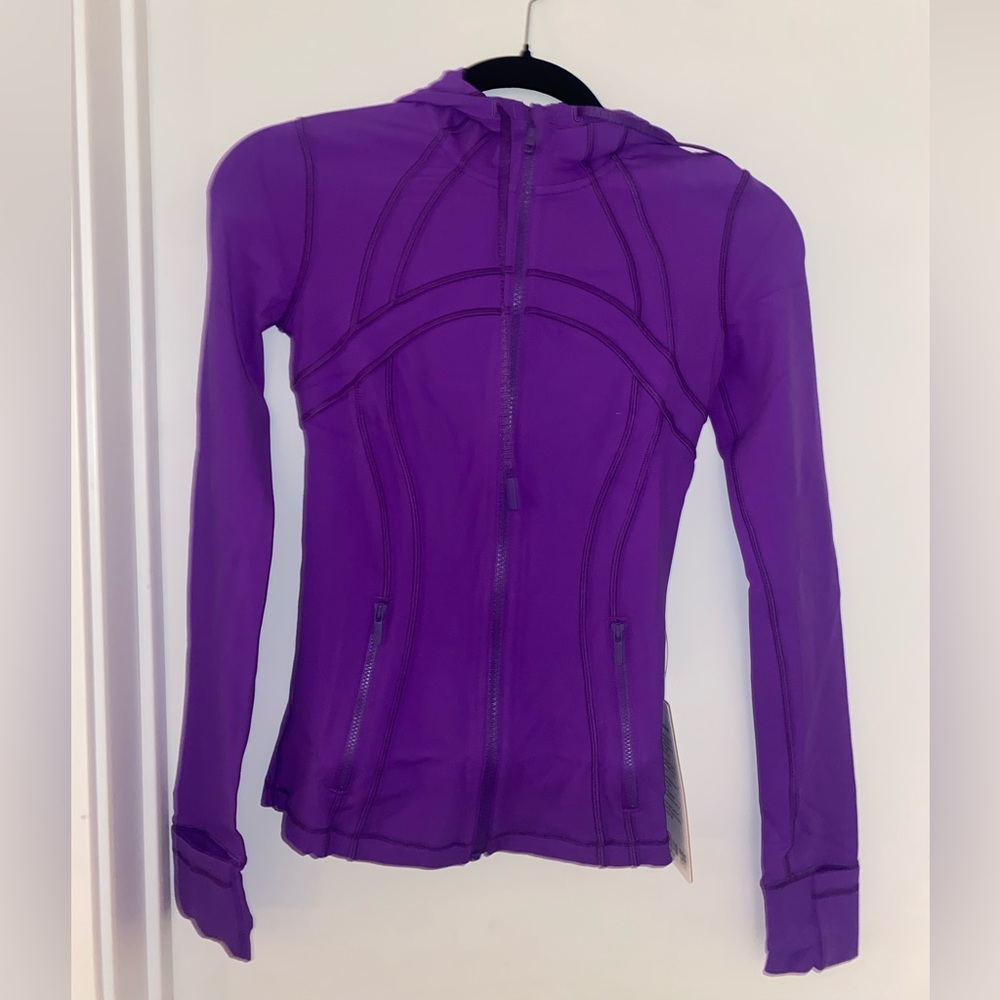 Lululemon Hooded Define Jacket Atomic Purple size 2